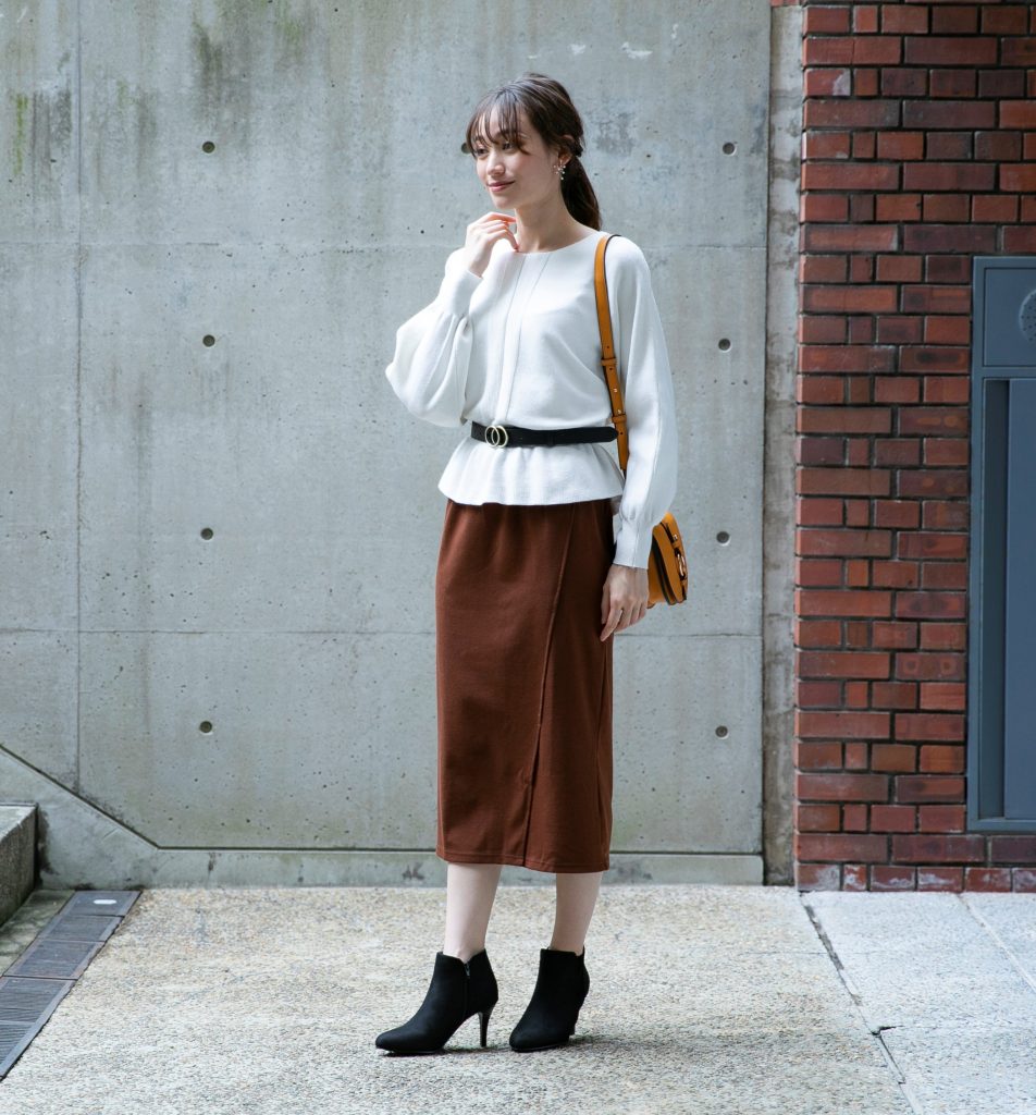 甘めニットでスタイルにメリハリを付けた大人可愛い タイトスカートコーデ 洋服アレコレ 甘めニットでスタイルにメリハリを付けた大人可愛い タイトスカートコーデ 洋服アレコレ