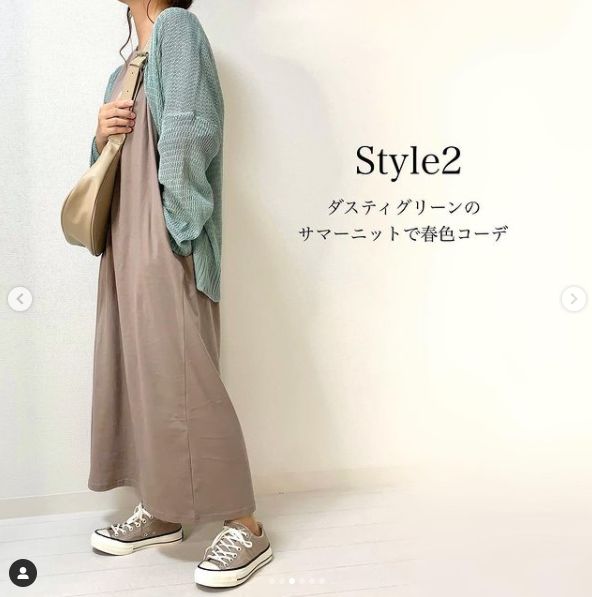 インスタライブご紹介ワンピースコーデ Taiyouさんの着回し 洋服アレコレ
