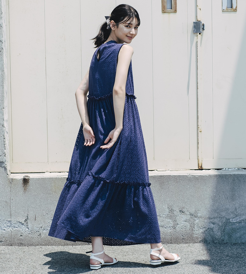 気分高まる レースワンピースの爽やかコーデ 洋服アレコレ