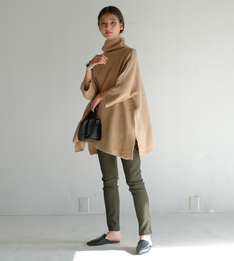【限定販売】 ポンチョ 呼び寄せ ニット ニット/セーター